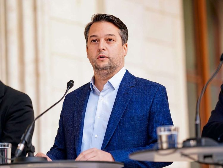 Dominik Nepp, leader of the FPÖ in Vienna. Photo EVA MANHART / APA